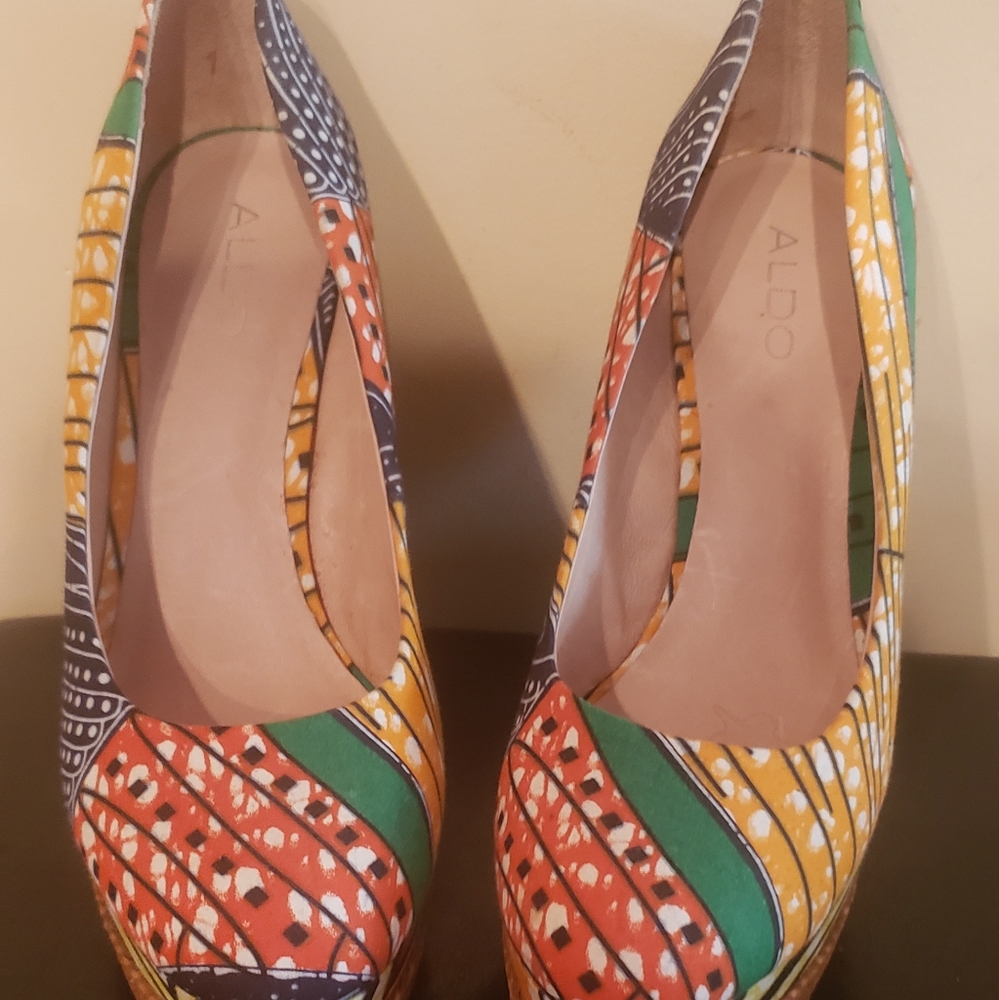 Printed Wedge Heels